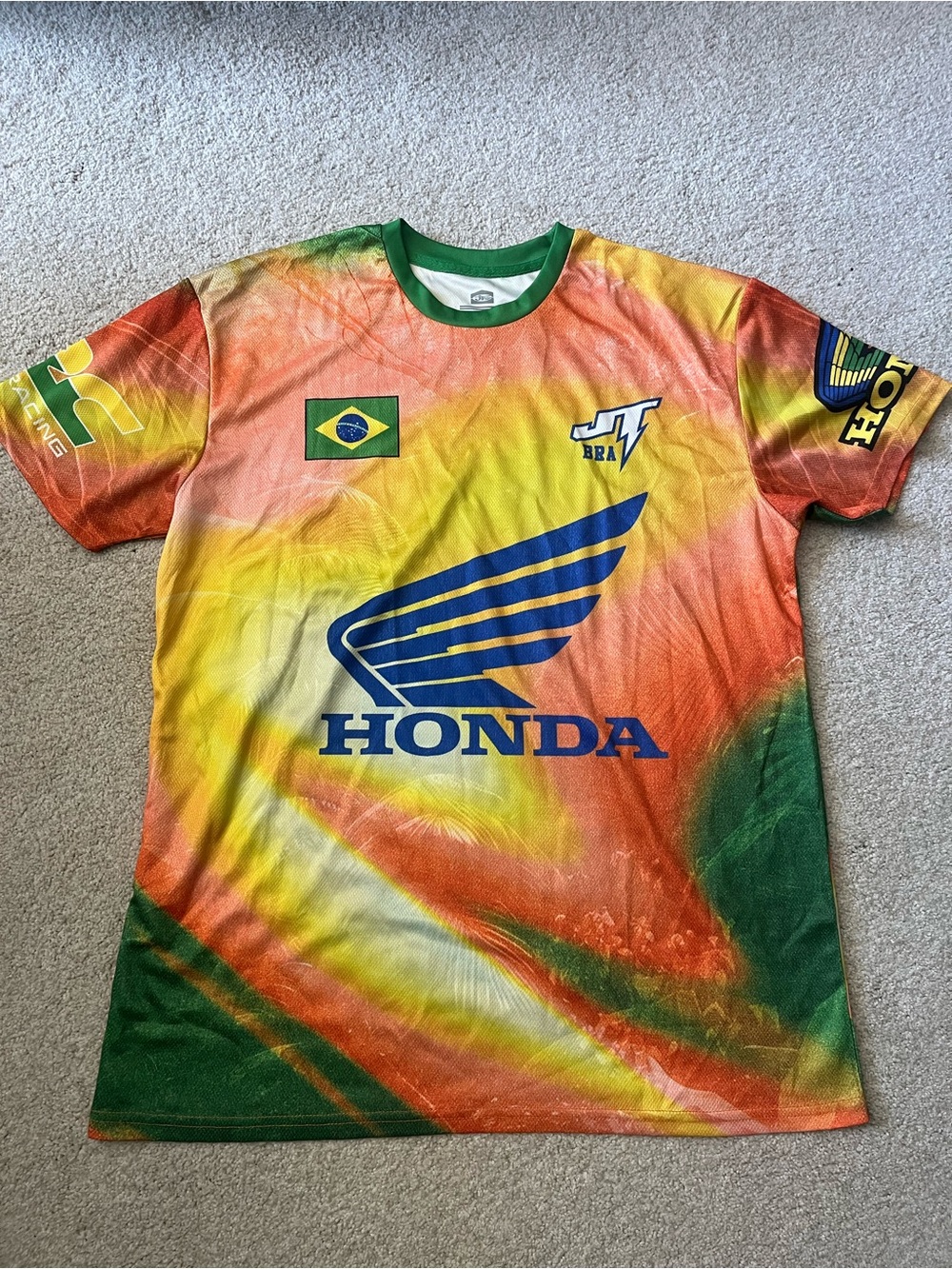 NWOT Honda JT Racing Brazil jersey